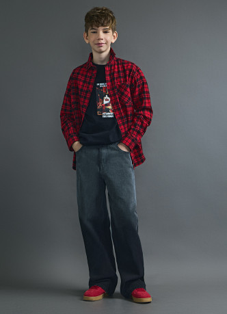 Рубашка в клетку для мальчиков