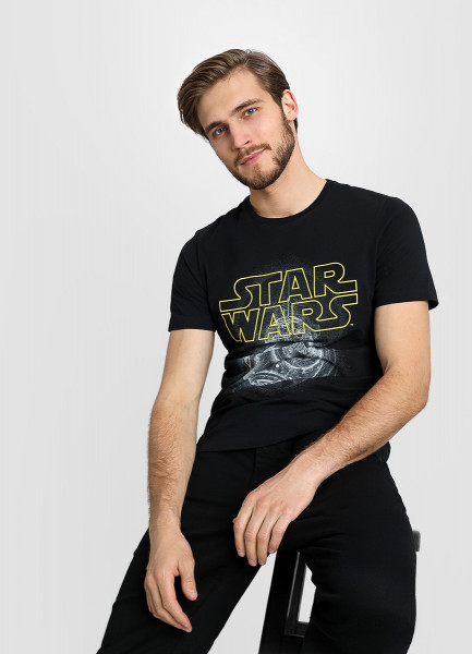 

Футболка с фотопринтом Star Wars, Черный