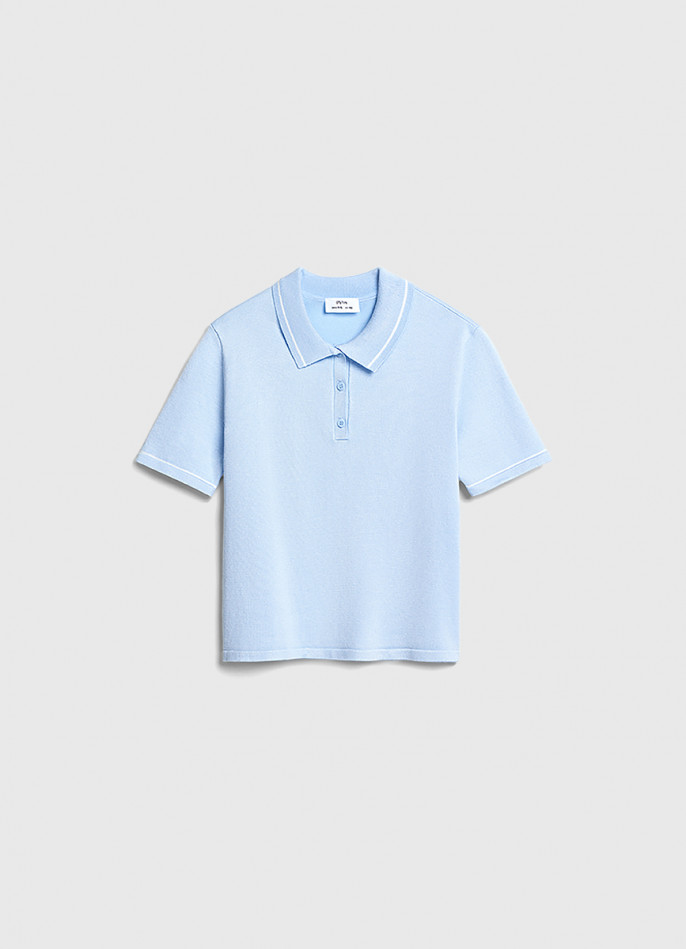 Вязаное поло для девочек