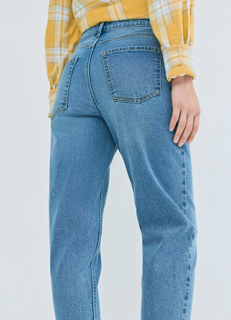 Джинсы Mom с высокой посадкой