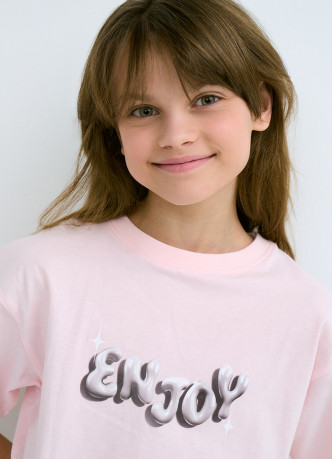Футболка с принтом для девочек