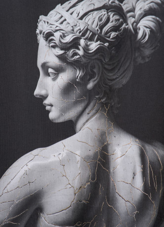 Футболка с принтом AI-Generated Fine Art