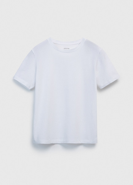 Базовая футболка, Белый O`Stin LT665EO02-00 - фото 6