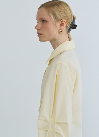 Рубашка с асимметричной застёжкой