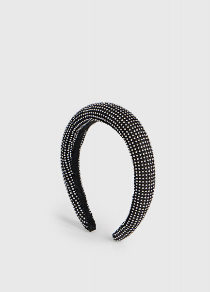 Ободок со стразами 32045970299 Черный, размер Б, р, фото 2