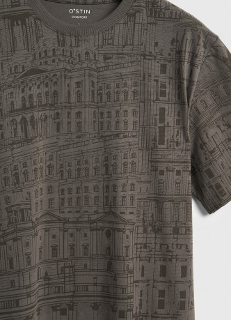 Футболка с принтом