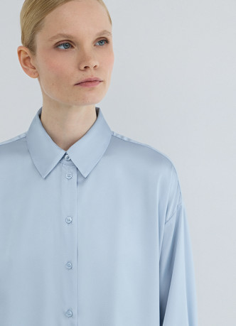 Блузка из сатина