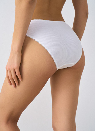 Классические трусы-брифы в рубчик, 3 шт.