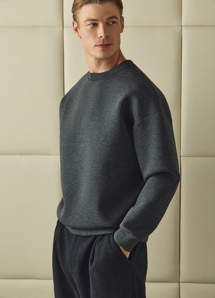 Свитшот из скубы