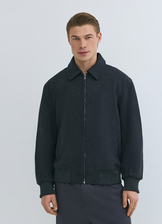 Куртка из пальтовой ткани