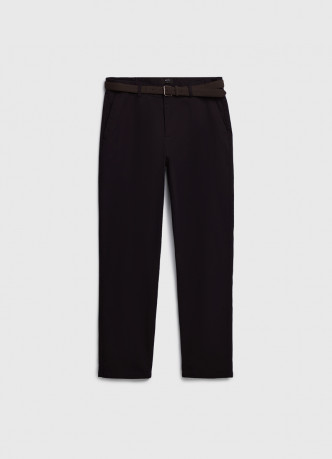 Чиносы из структурной ткани с ремнём