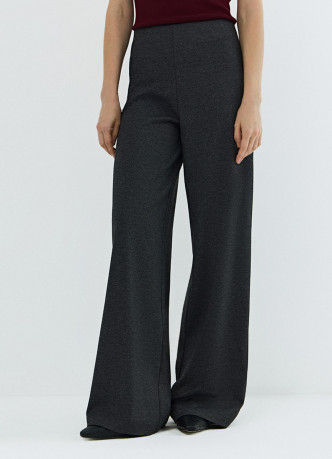 Широкие брюки из трикотажа