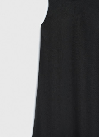 Платье А-силуэта из смесового льна