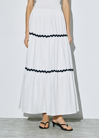 Юбка с ярусами