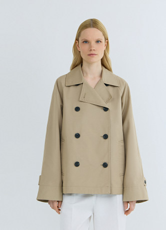 Укороченная куртка-тренч