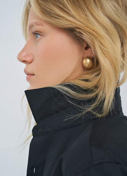 

Серьги с эффектом античного золота, Золотой