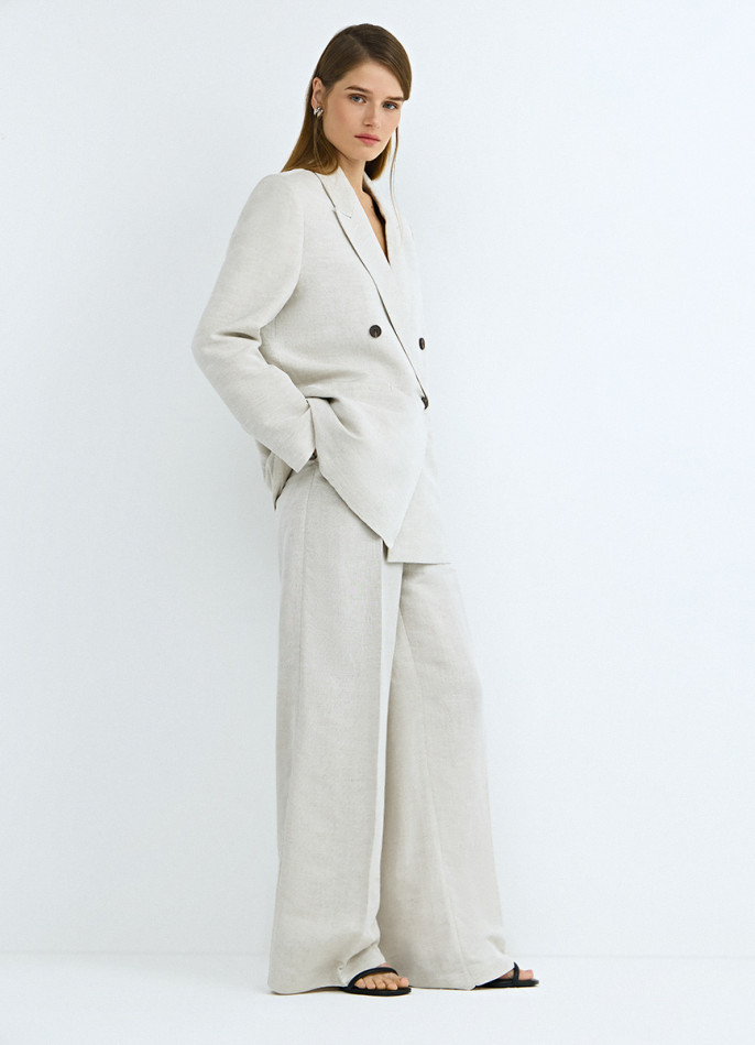 Прямые брюки со стрелками