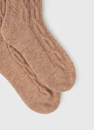 Тёплые носки с узором