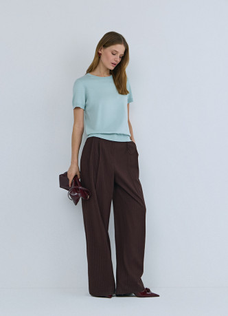 Джемпер с коротким рукавом