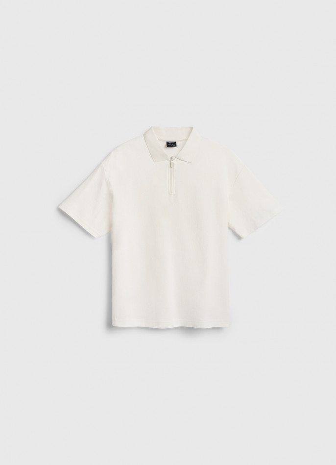 Поло с воротником на молнии для мальчиков