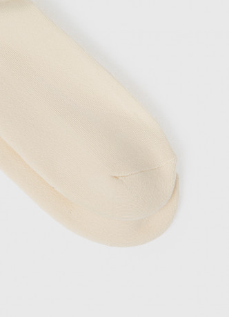 Носки в рубчик с вышивкой