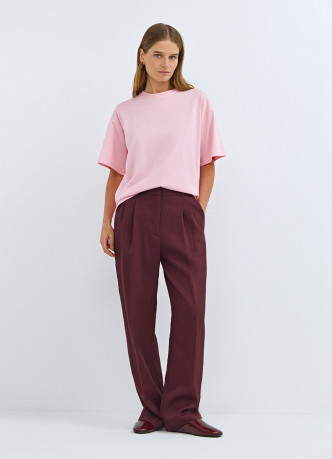 Хлопковая футболка свободного кроя