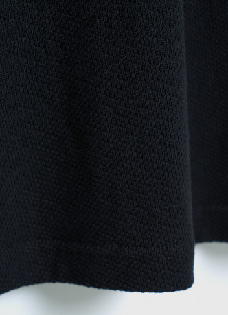 Поло из текстурной хлопковой ткани