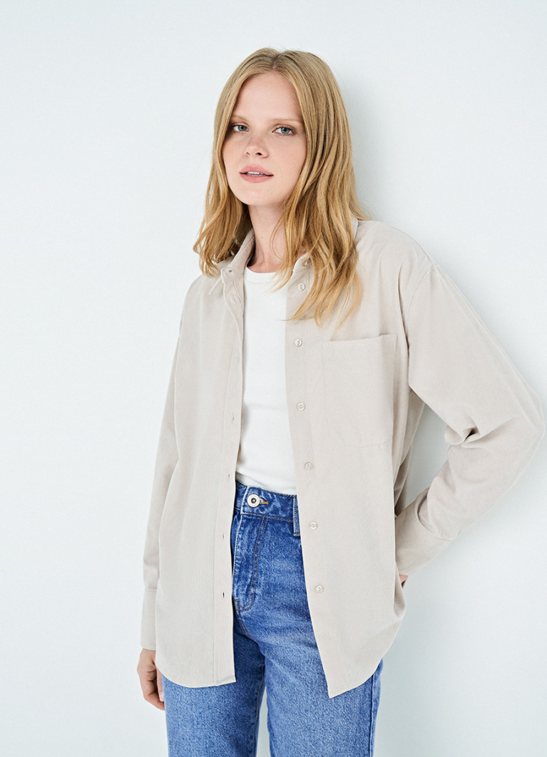 Вельветовая рубашка (LS4551O02-T2) купить за 2299 руб. в интернет ...