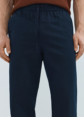 Брюки изо льна