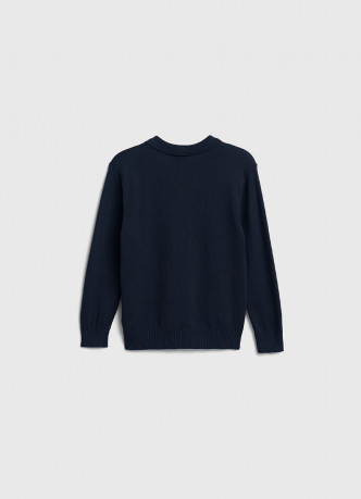 Вязаный джемпер-поло для мальчиков