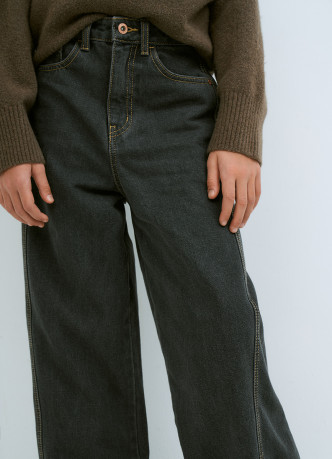 Объёмные джинсы Baggy для девочек