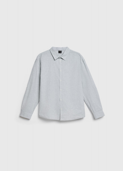 

Рубашка в полоску для мальчиков, Голубой