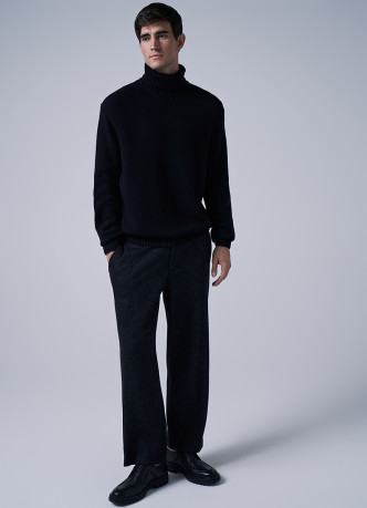 Базовый свитер с добавлением шерсти