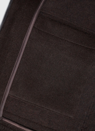 Куртка из пальтовой ткани с накладными карманами