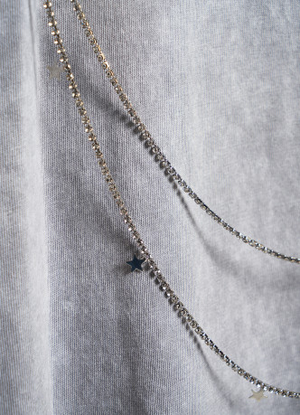 Футболка с цепью для девочек