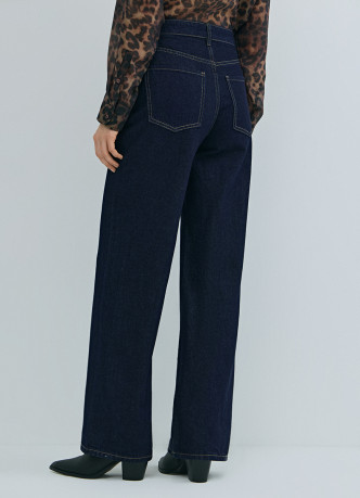Широкие джинсы Wide leg с высокой посадкой