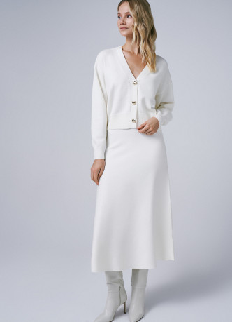 Вязаная юбка А-силуэта