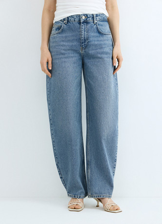 Джинсы Баррел со средней посадкой