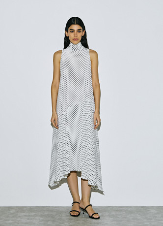 Шифоновое принтованное платье