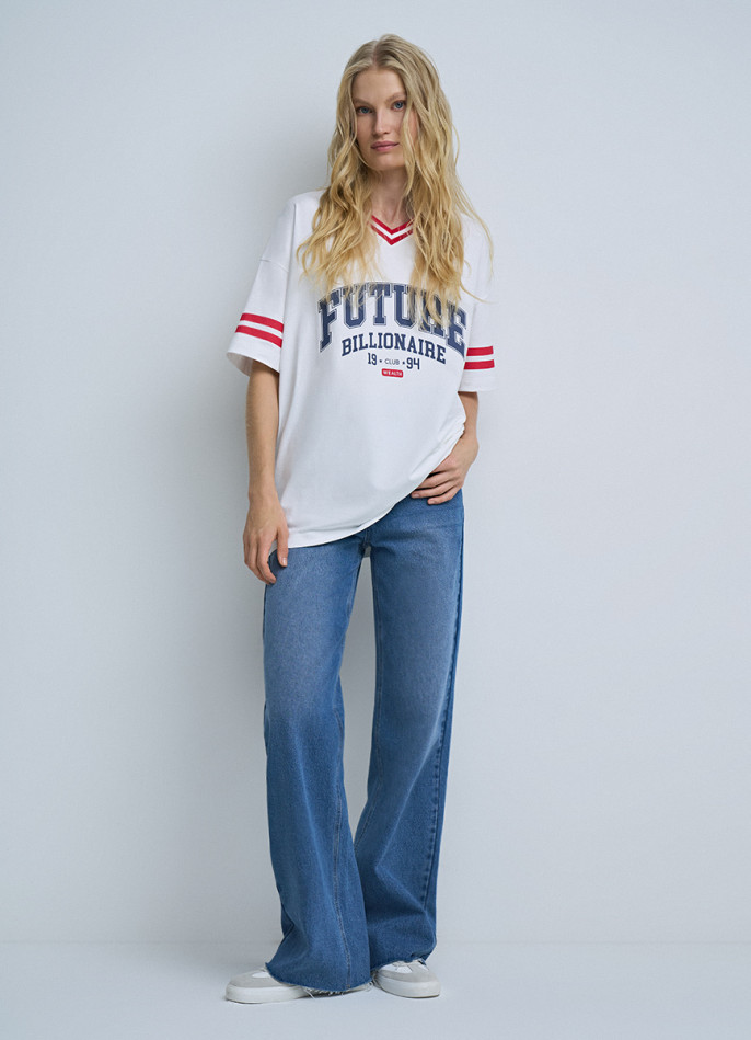 Футболка с принтом