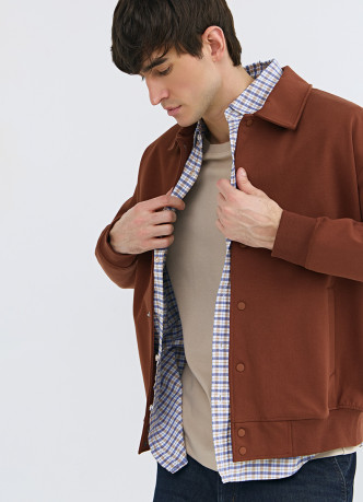 Куртка с воротником поло