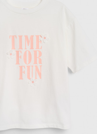 Футболка с принтом для девочек