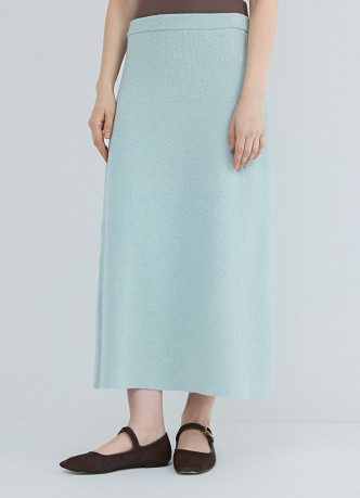 Вязаная юбка А-силуэта