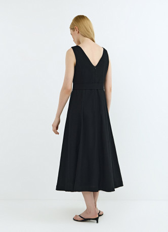 Сарафан из вискозы со льном