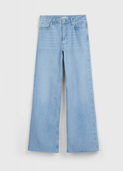 Широкие джинсы с высокой посадкой, Голубой O`Stin LP465OO02-D5 - фото 7