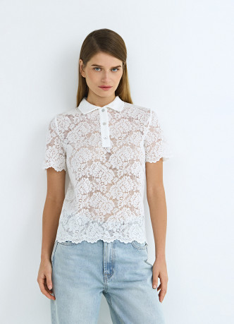 Поло из кружева