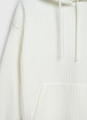 Худи с фактурными косами