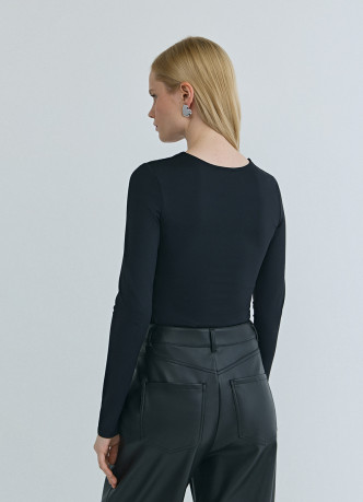 Боди с длинным рукавом