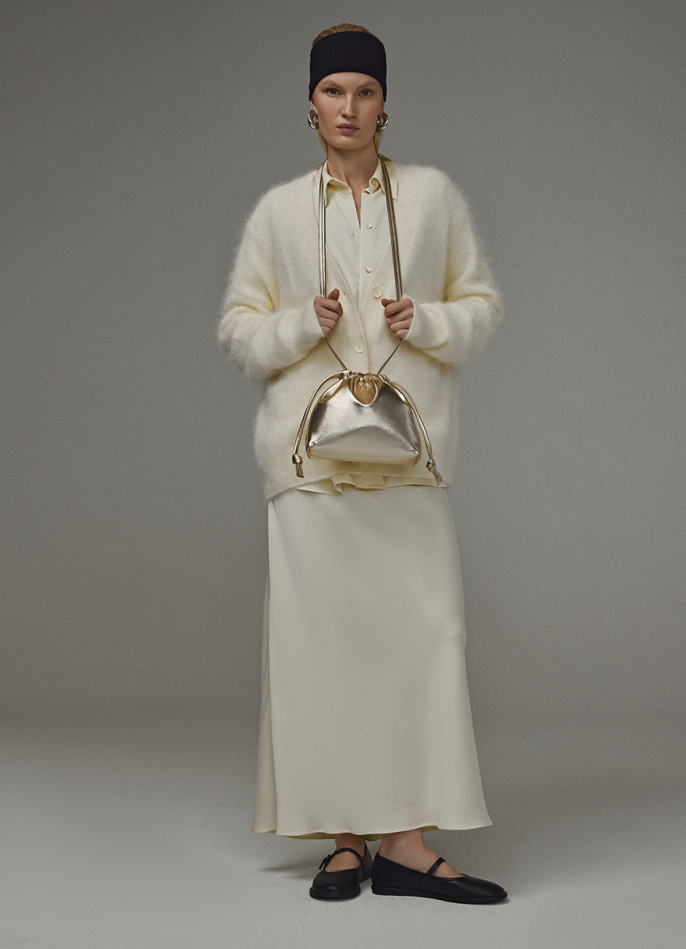 Блестящая сумка кросс-боди