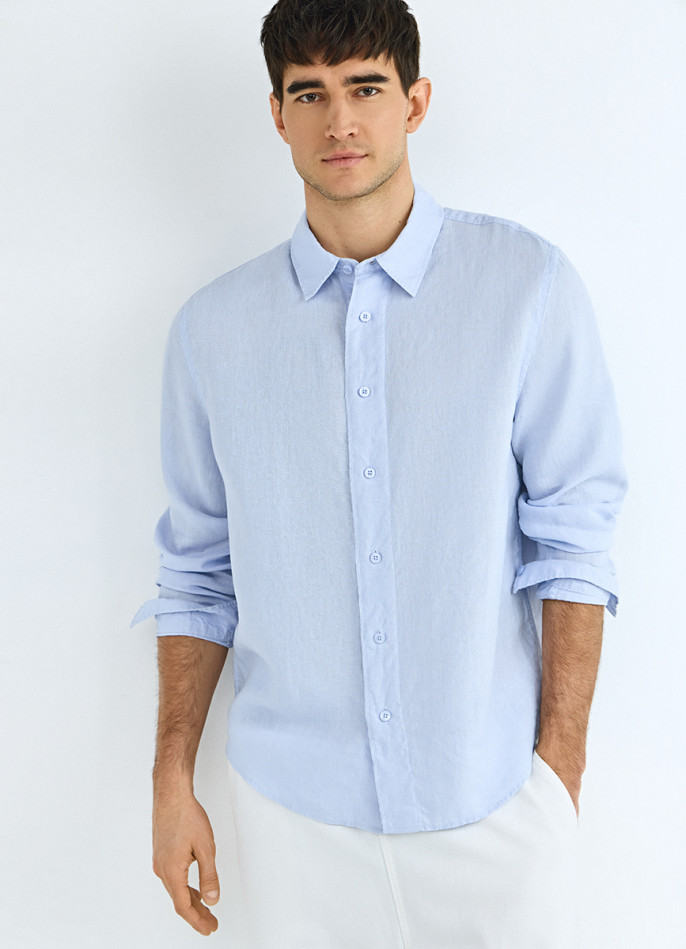 Рубашка изо льна